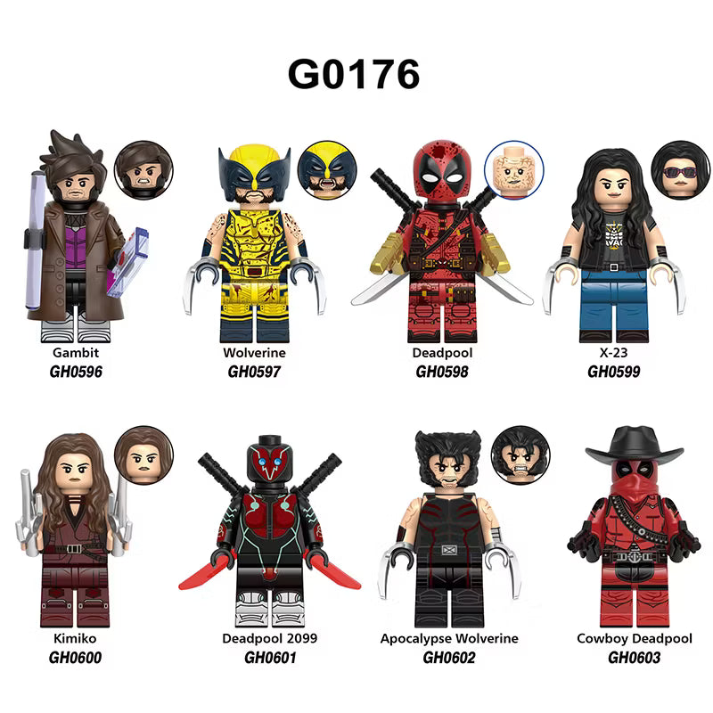 Zestaw figurek deadpool