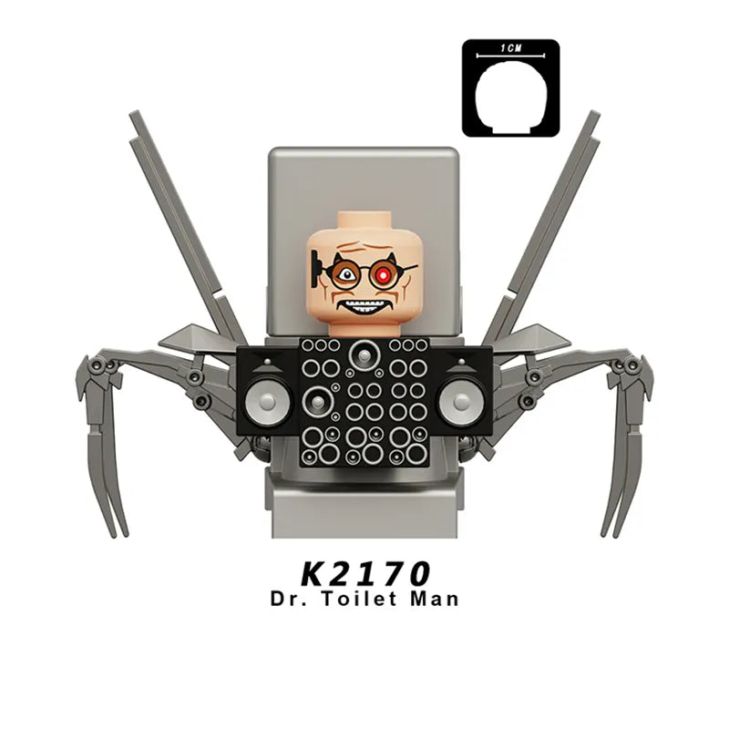 Zestaw figurek Skibidi Toilet - K-2170