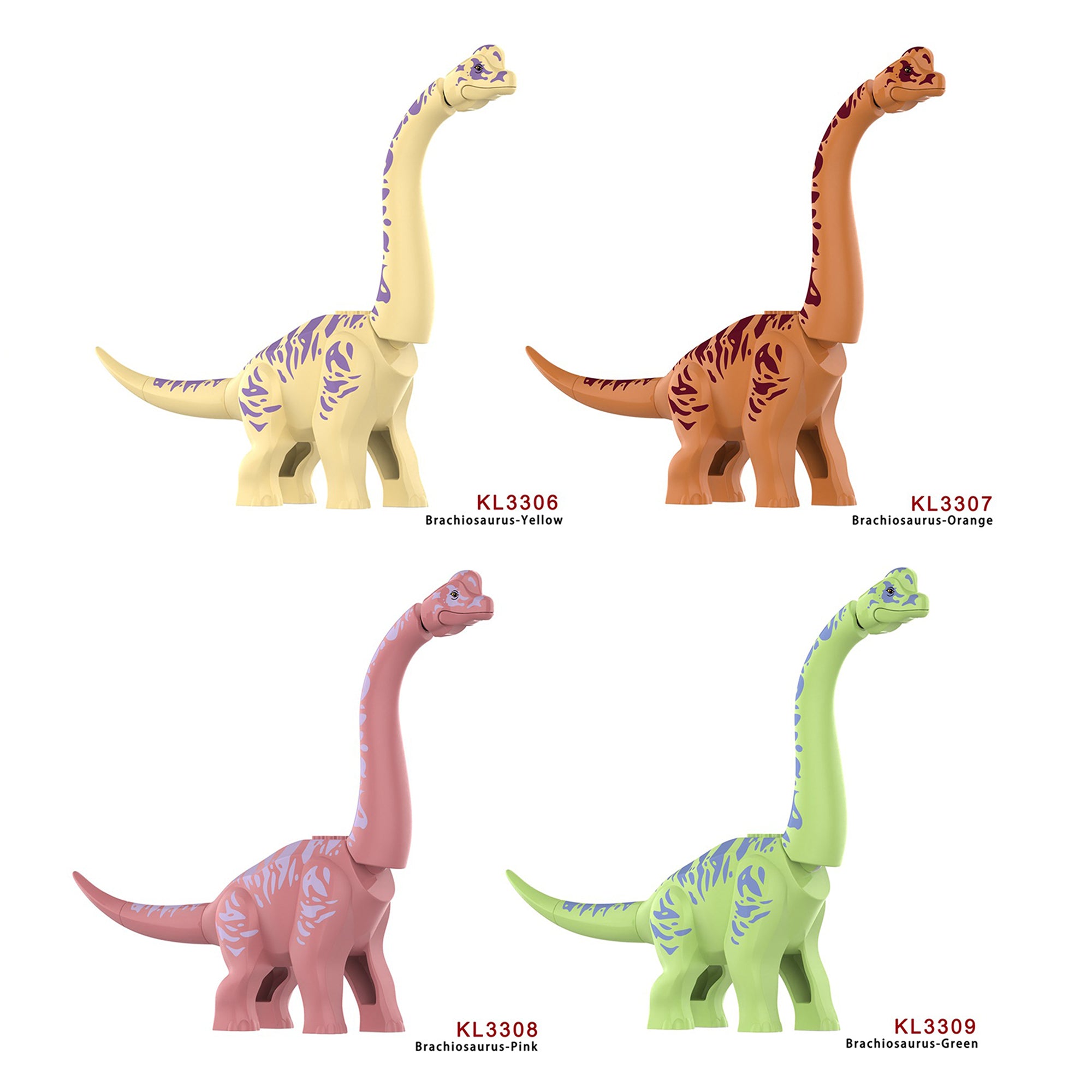 Elementy i akcesoria – Dinosaur - KL3306-3309