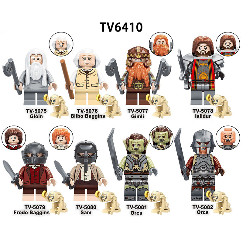 Zestaw figurek Lord of The Rings - Zestaw x8