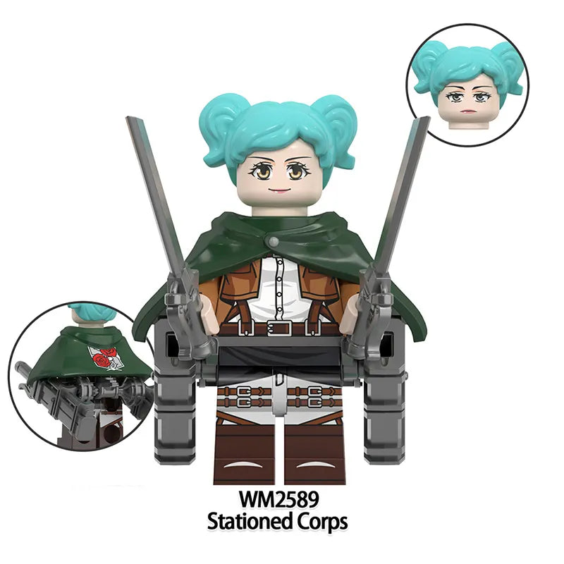 Zestaw figurek Attack On Titan - W-2589