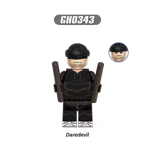 Zestaw figurek daredevil i punisher