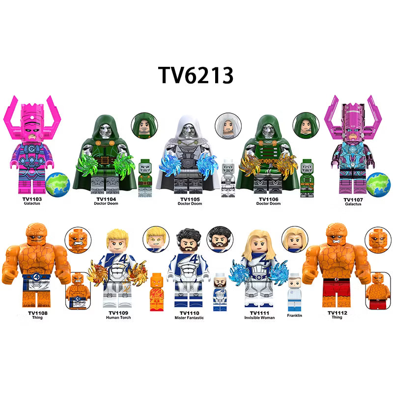 Zestaw figurek fantastic four