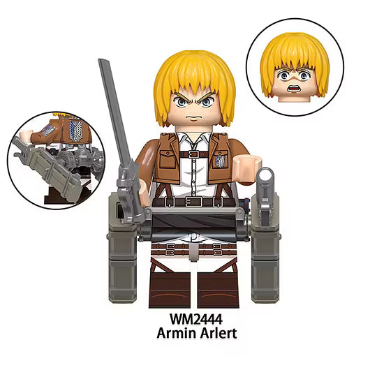 Zestaw figurek attack on titan