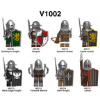 Set of knight figures