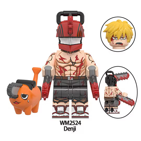 Zestaw figurek chainsaw man