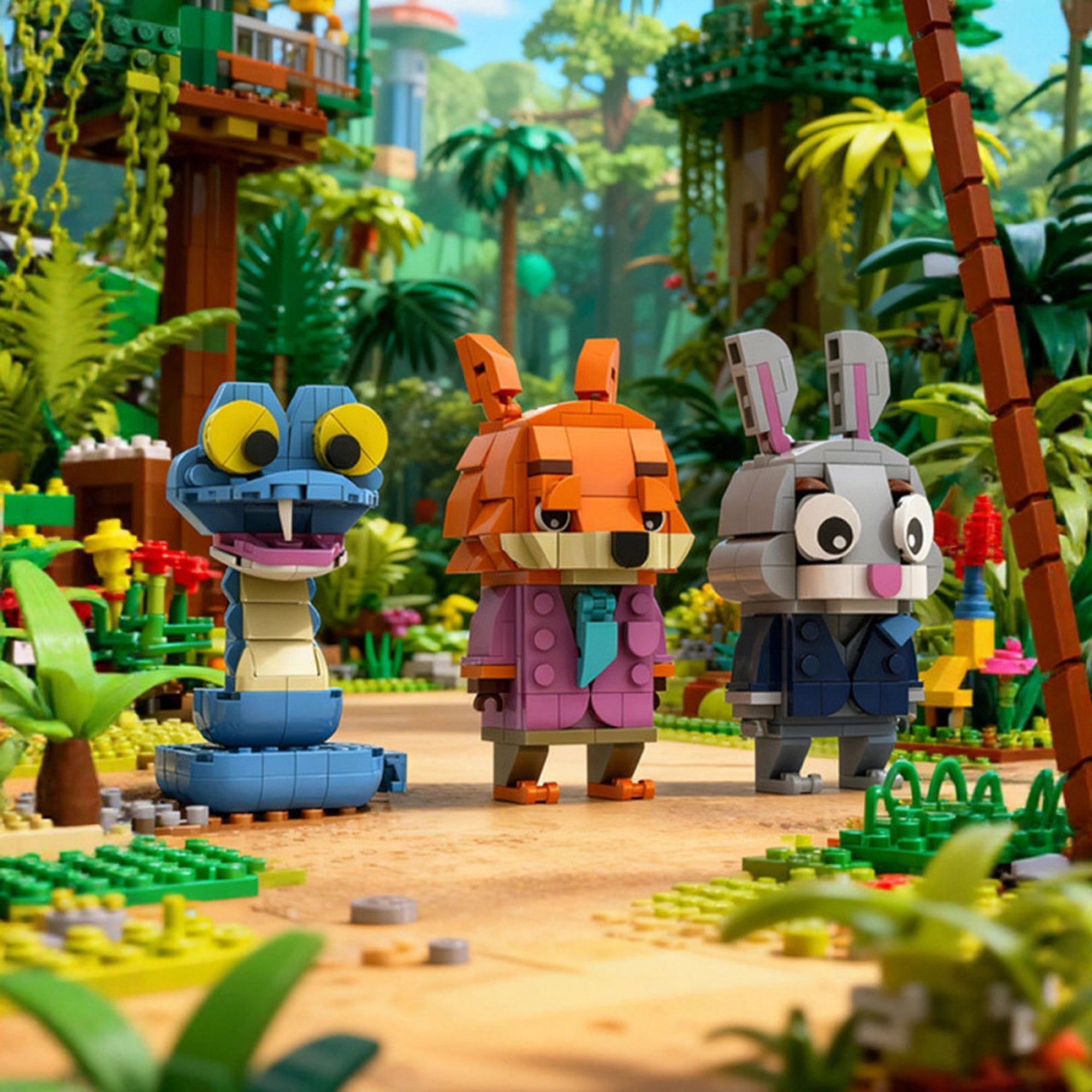 Zestaw klocków Zootopia Brickheadz