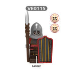 Set of knight figures