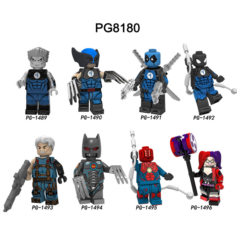 Zestaw figurek Super Hero - Zestaw x8