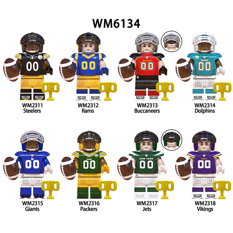 Zestaw figurek Football Team - Zestaw x8