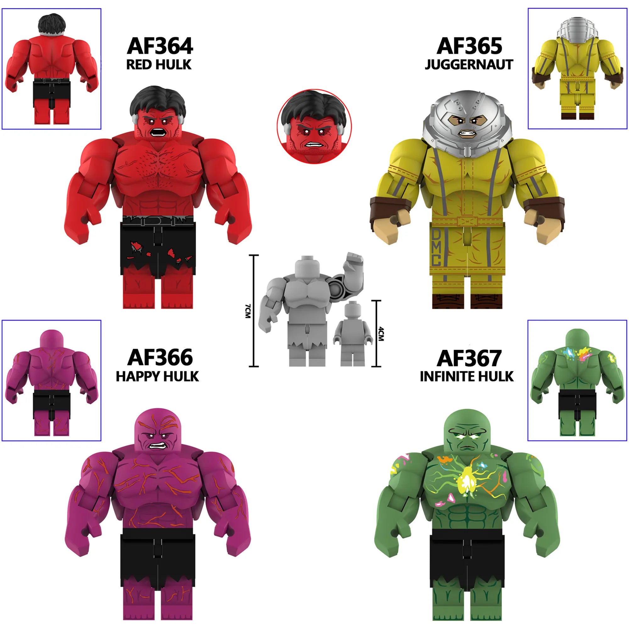 Zestaw figurek Pre-Sale Single-Sale The Super Hero - Zestaw x4