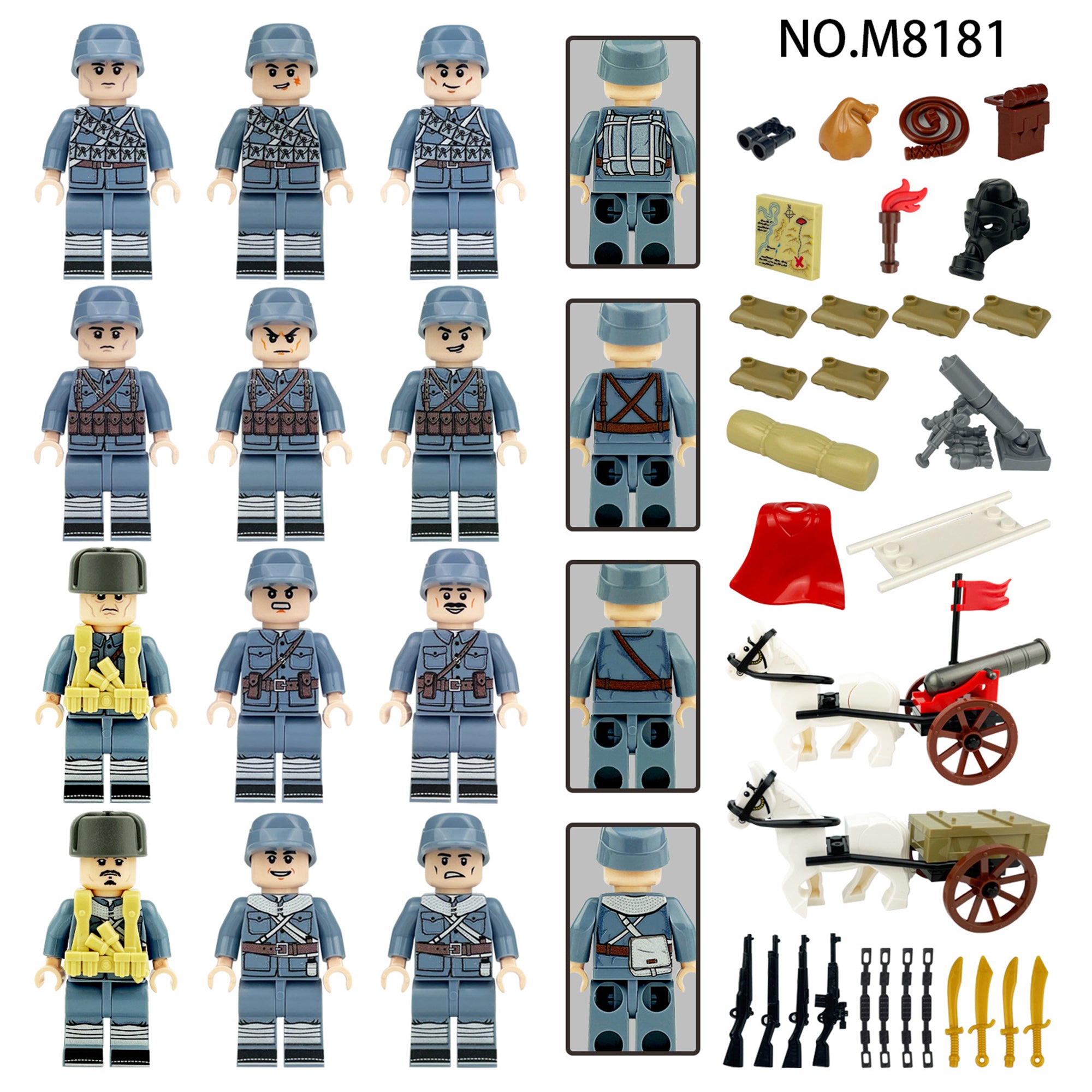 Zestaw figurek Military - Zestaw