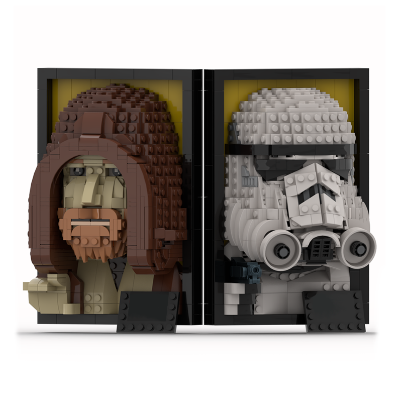 Zestaw klocków Star Wars 3D Frames - ObiWan Kenobi & Stoormtrooper