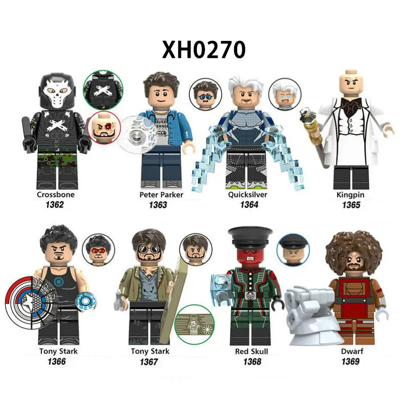 Zestaw figurek Super Hero - Zestaw x8