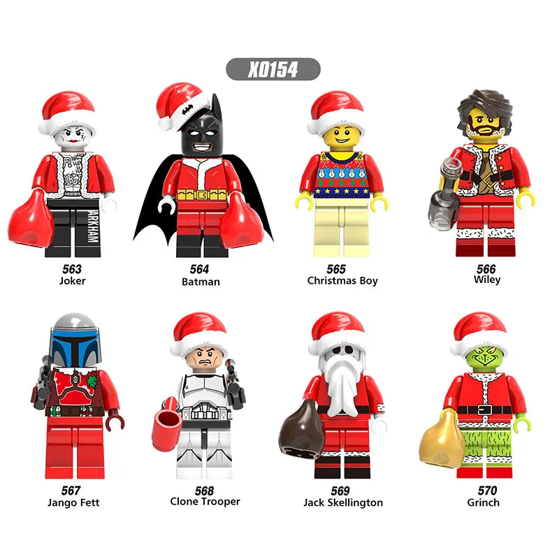 Zestaw figurek Christmas - Zestaw x8
