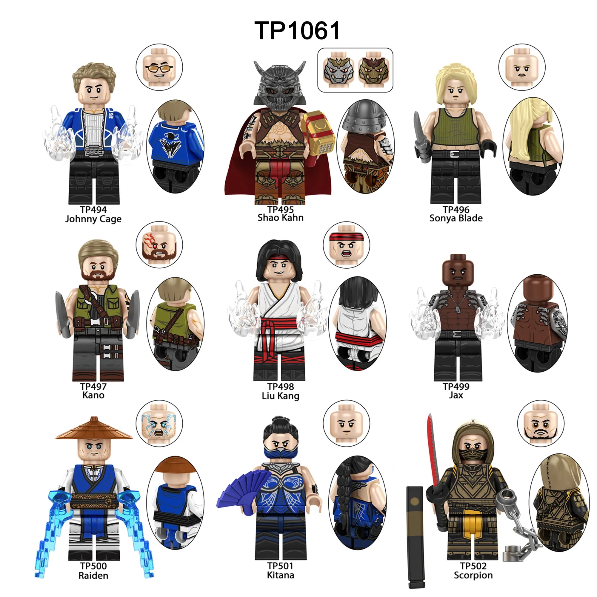Zestaw figurek Pre-Sale Single-Sale The Mortal Kombat - Zestaw x9