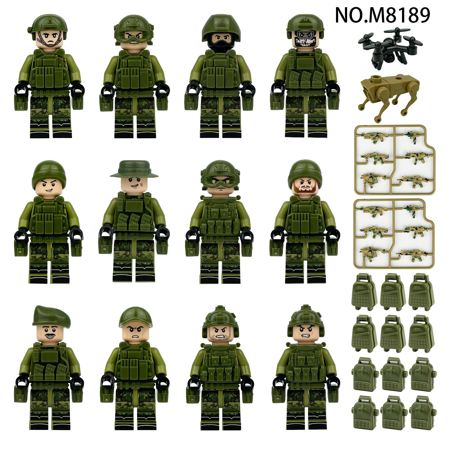 Zestaw figurek Military - Zestaw