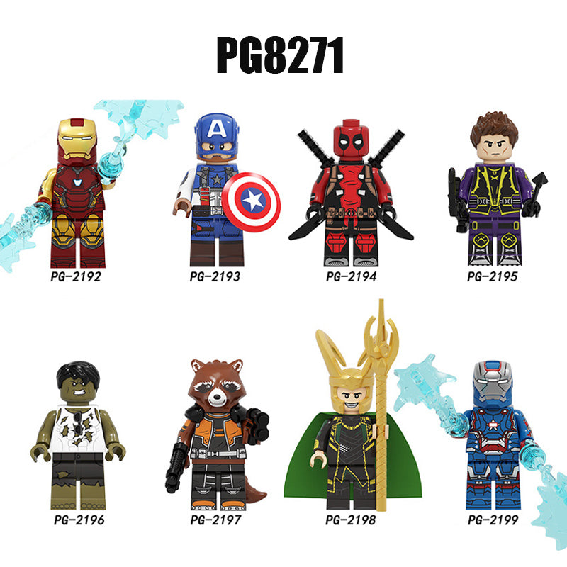 Zestaw figurek Super Hero - Zestaw x8