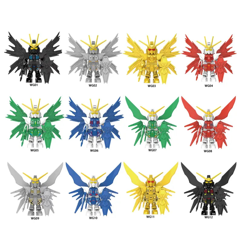 Zestaw figurek Gundam - Zestaw x12