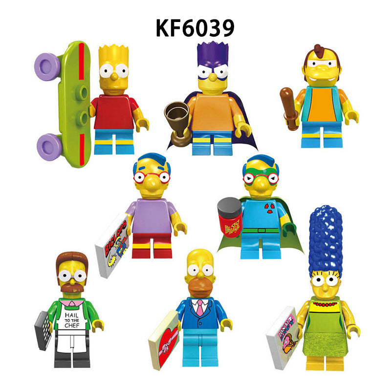 Zestaw figurek Simpsons - Zestaw x8