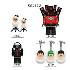 Zestaw figurek Skibidi Toilet - Zestaw x4
