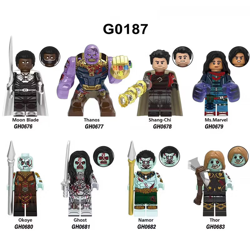 Zestaw figurek marvel zombie